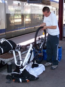 Montage des vélos à Saint Etienne