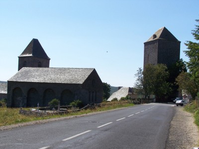 Entrée du village d'Aubrac